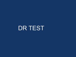 Dr. Test Lifecycle